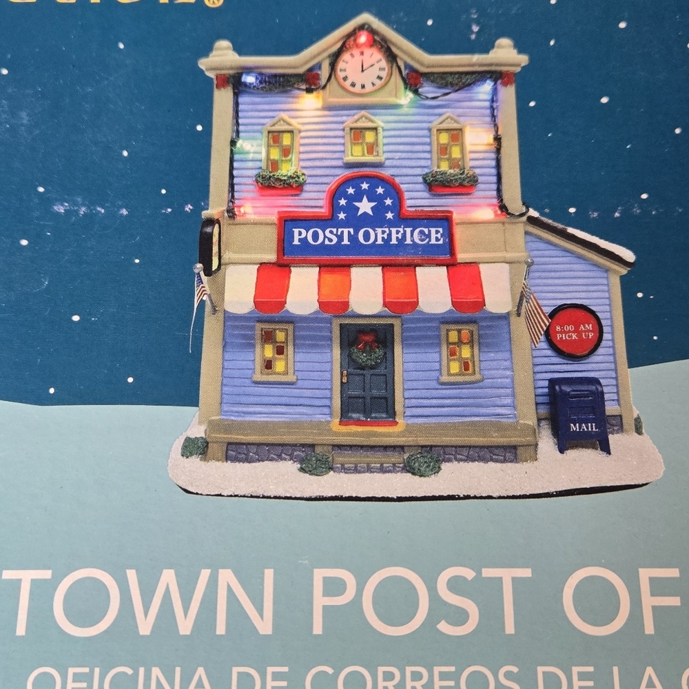 Carole Towne By Lemax " Town Post Office" - Picture 2 of 2